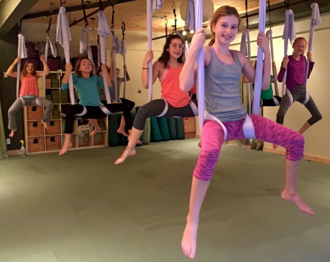 Aerial Yoga for Kids