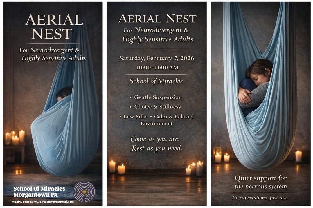 Aerial Nest For Neurodivergent & Highly Sensitive Adults & Caregivers