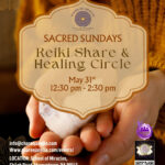 Sacred Sundays 1230-230pm  Reiki Share For Practicioners
